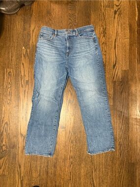 LOFT Light Blue Slim Straight Jeans